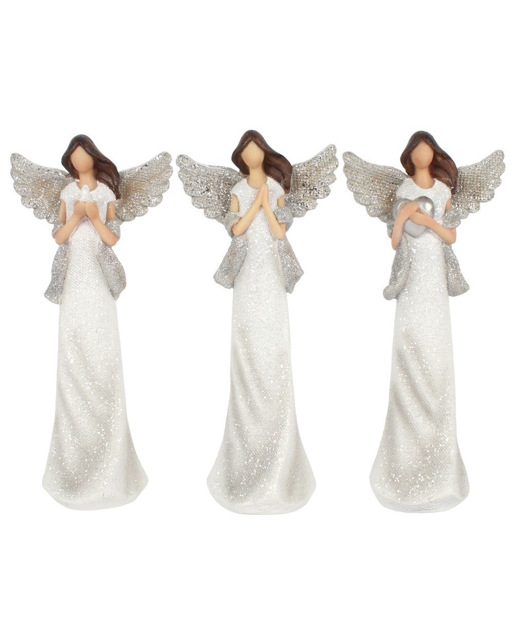 Peace Pray Love Small Angels Figurine