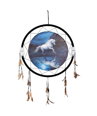 Moonlight Unicorn Dreamcatcher By Anne Stokes