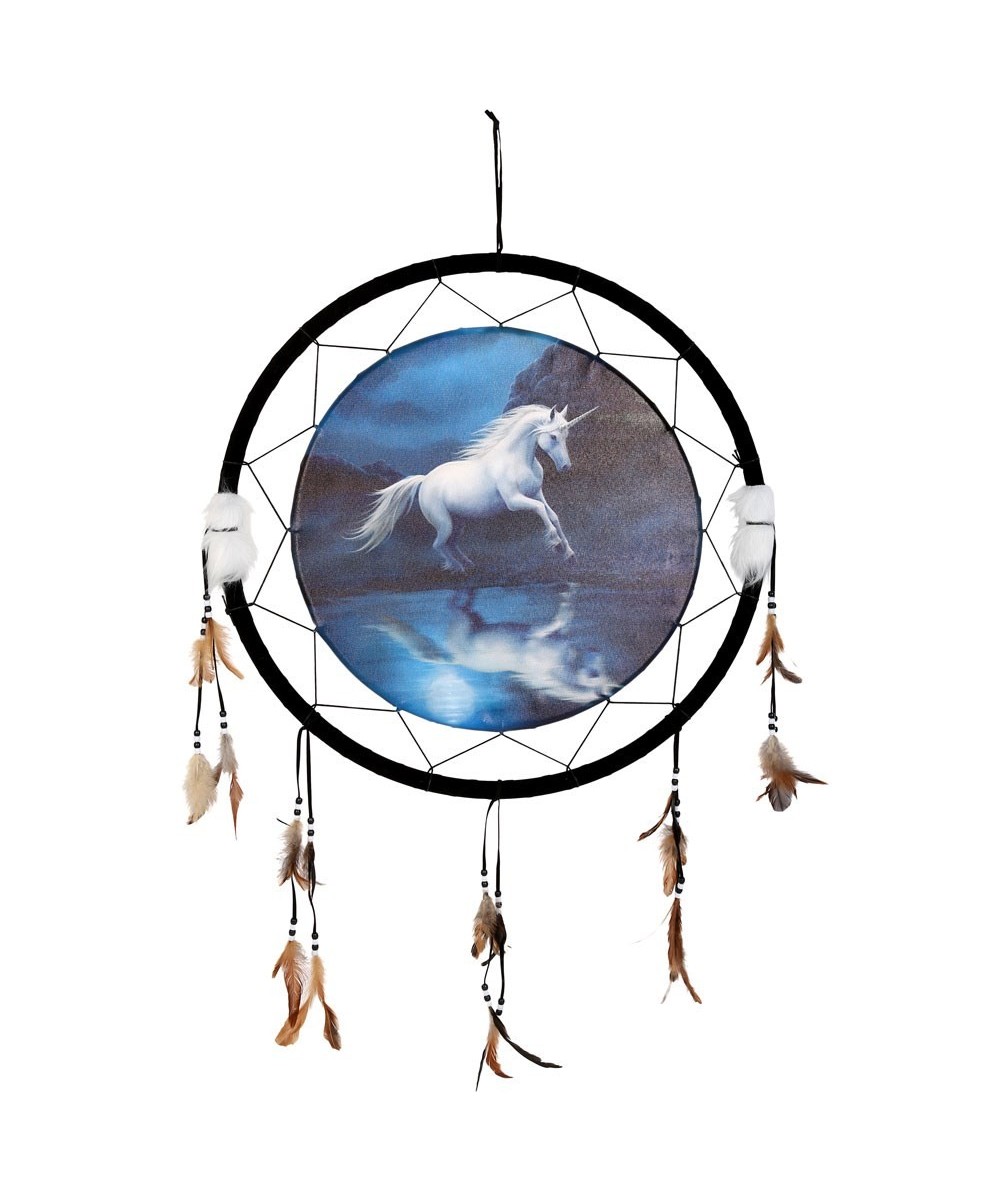 Moonlight Unicorn Dreamcatcher By Anne Stokes