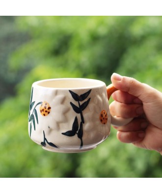 Ceramic Cute Handmade Sunflower Mug