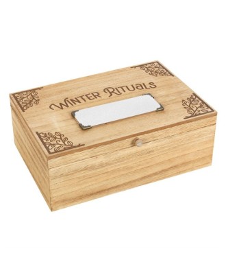 Wooden Winter Rituals Box 30cm