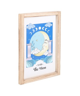 The Moon Celestial Framed Wall Art Print