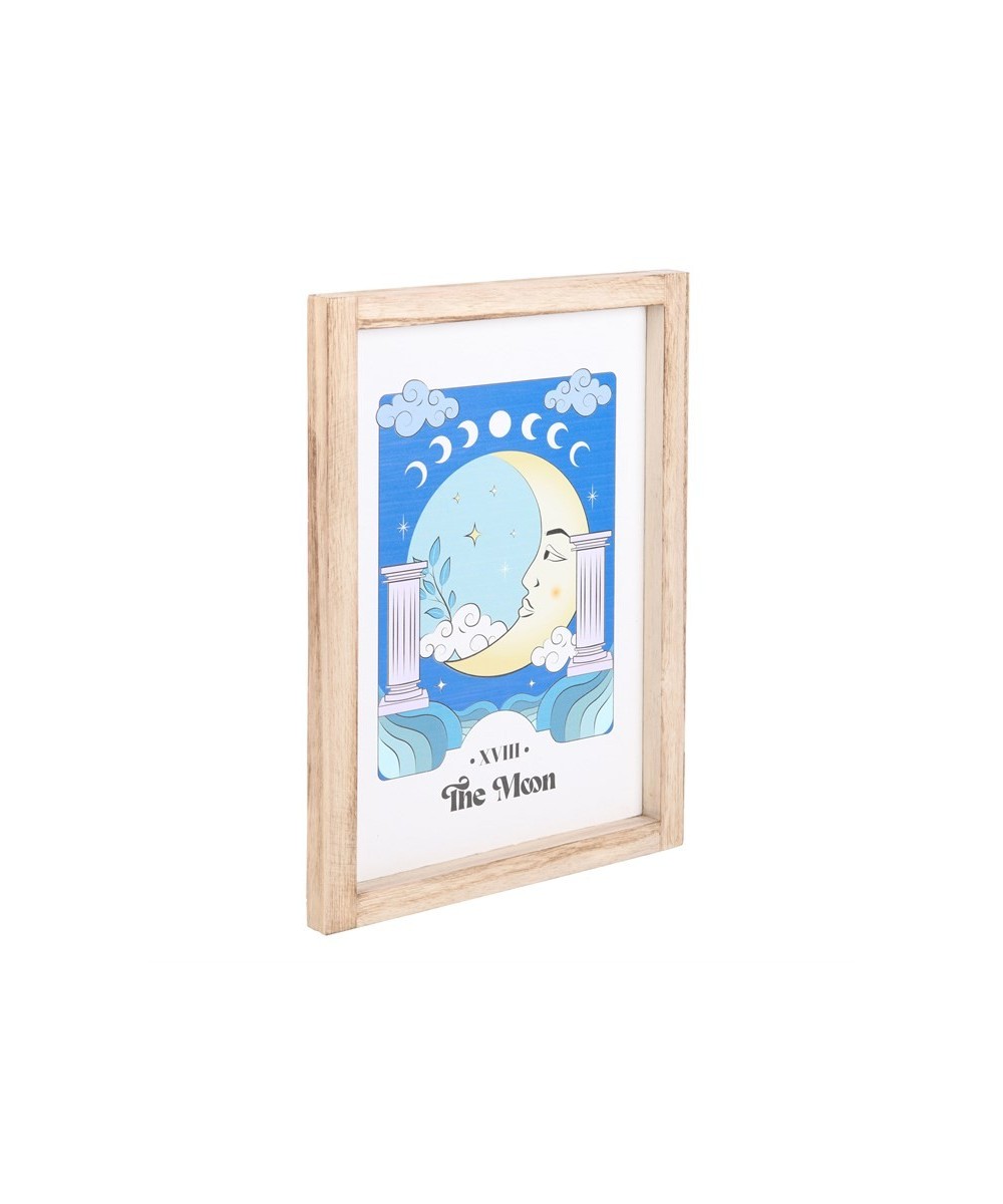 The Moon Celestial Framed Wall Art Print