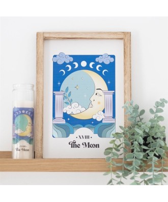 The Moon Celestial Framed Wall Art Print
