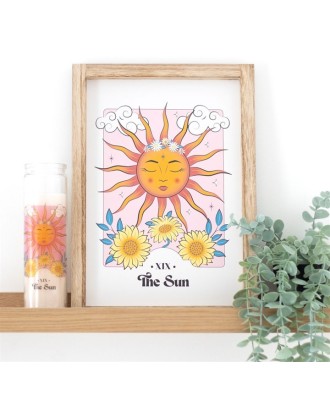 The Sun Celestial Framed Wall Art Print