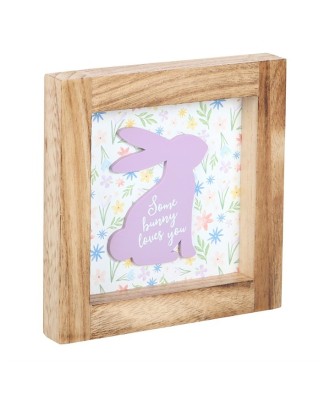 Some Bunny Loves You Wooden Frame Sign