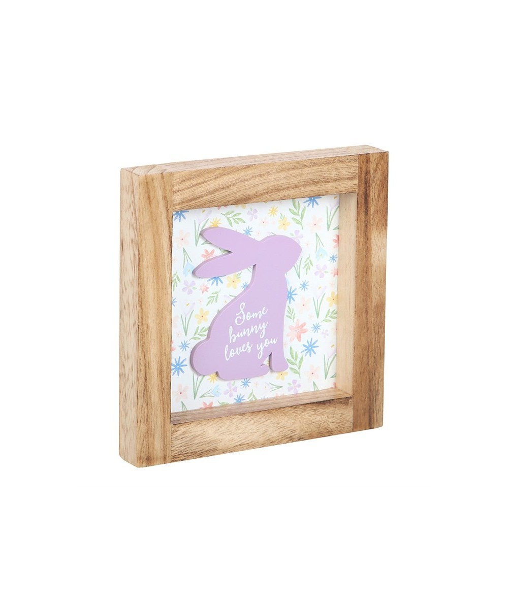 Some Bunny Loves You Wooden Frame Sign