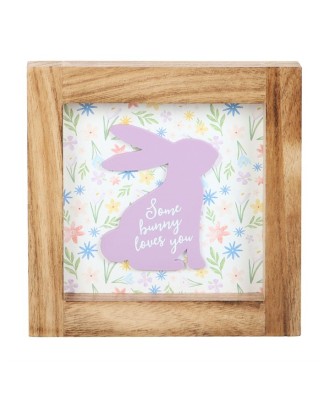 Some Bunny Loves You Wooden Frame Sign