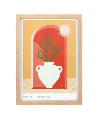 Vase No 4 Framed Wall Art Print