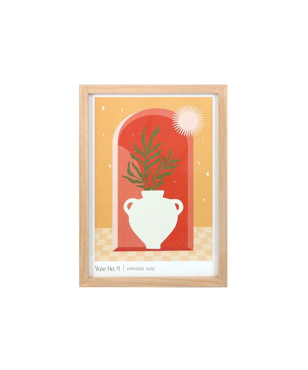Vase No 4 Framed Wall Art Print