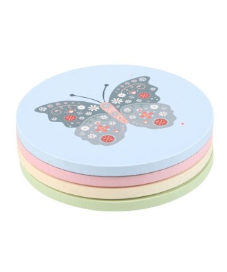 Floral Bug Coaster Set