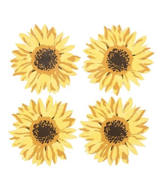 Sunflower Coaster Set
