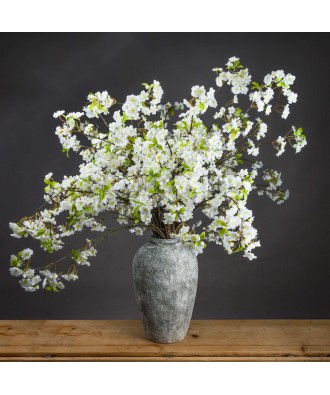 White Cherry Blossom Spray