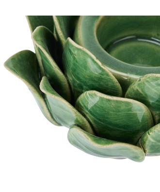 Globe Green Artichoke Tea Light Holder