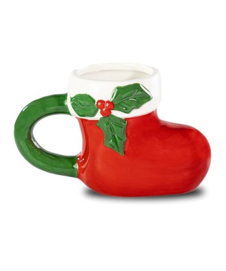 Santas Boot Ceramic Mug