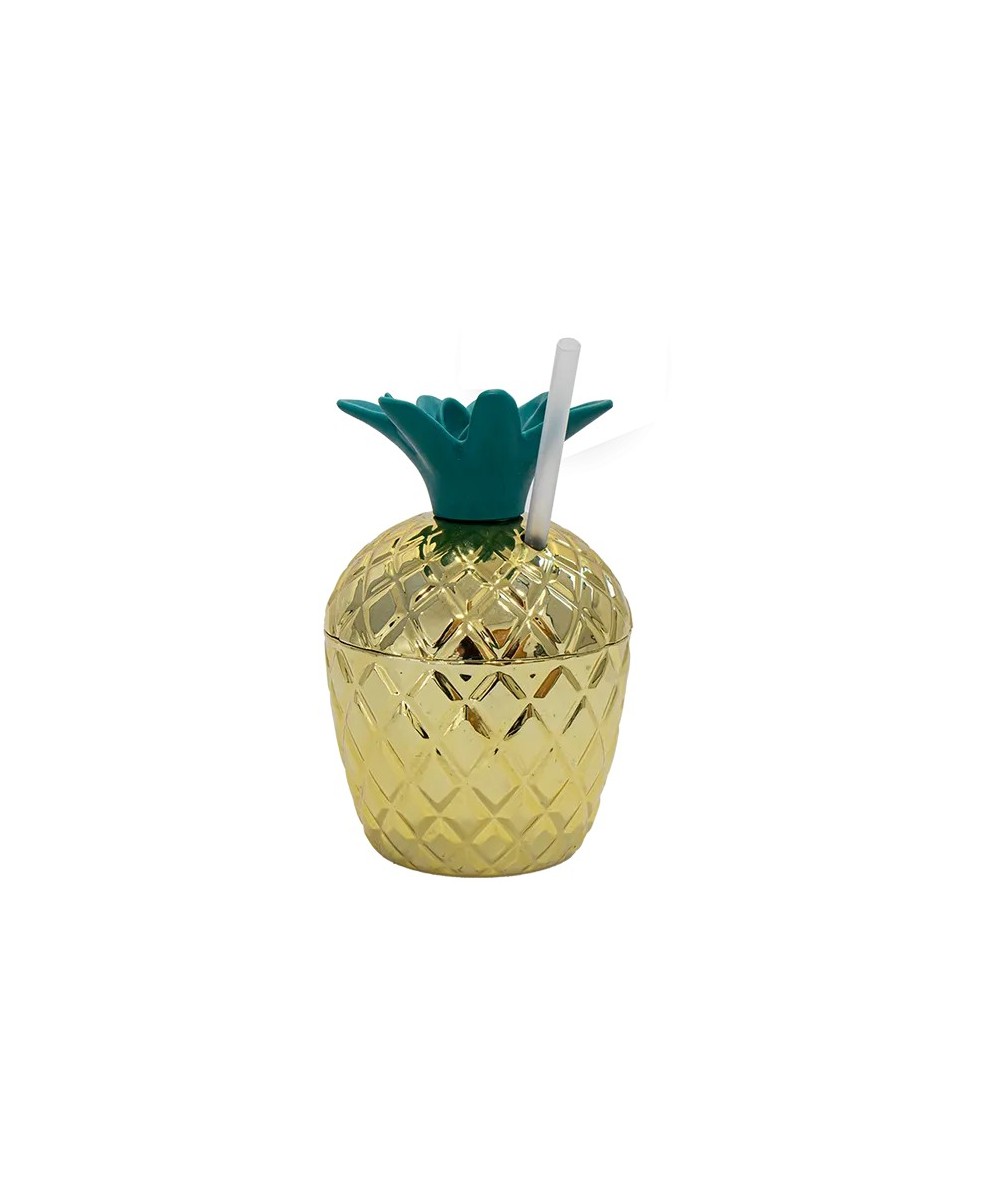 Pineapple Tumbler With Straw 250ml