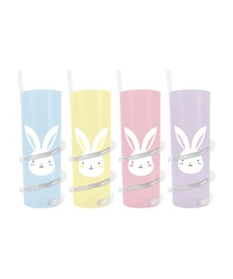 Easter Spiral Straw Tumbler