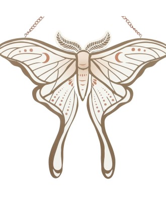 Luna Moth Hanging Sign